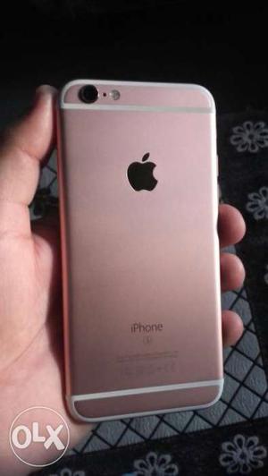 Iphone 6s rose gold 64gb only 1 year used. Box,