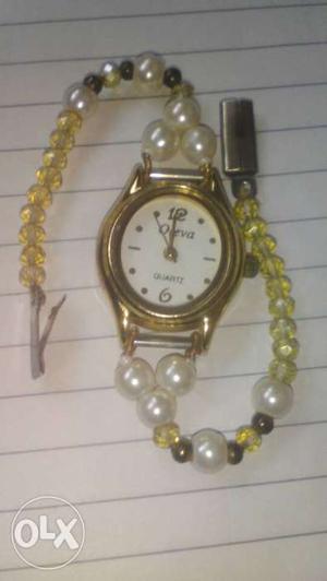 Its a oleva quartz watch...purchased only 4