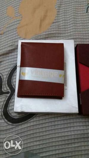 Maroon Leather Wallet