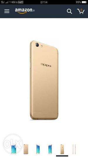 My oppo f3 only 06 days old urgently sale