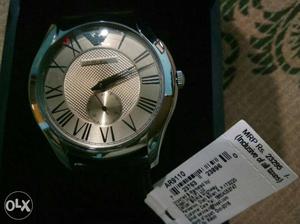 One month used New Armani watch, also want to exchange with