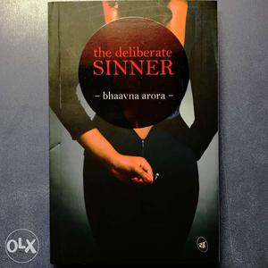 Author signed novel THE DELIBRATE SINNER. Must