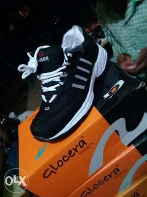 Black Glocera Sports Shoe