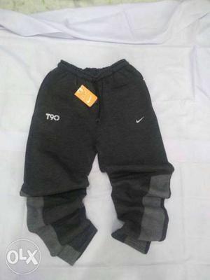 Black Nike T90 Drawstring Pants