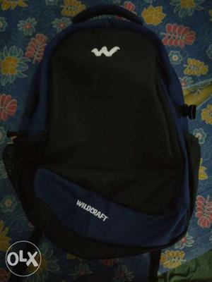 Black Wildcraft Backpack,not used new one