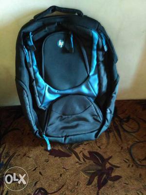 Blue And Black HP Backpack and it's waterproof. Price is