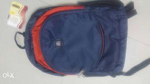 Blue And Orange Backpack