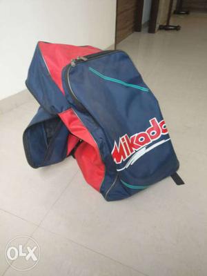 Blue And Red Mikada Backpack
