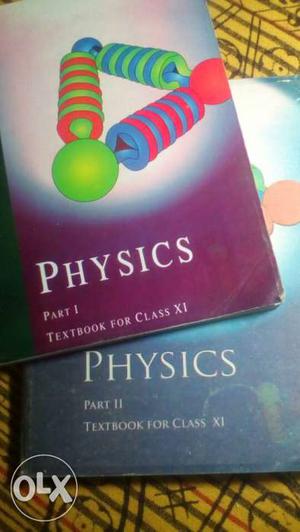 Both parts 11th physics ncert new without single