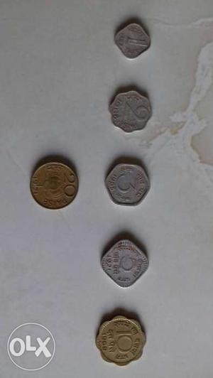 Collection Of Six Coins