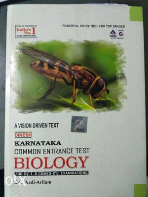 DINESH BIOLOGY reference book for NEETand CET 1&2 both in