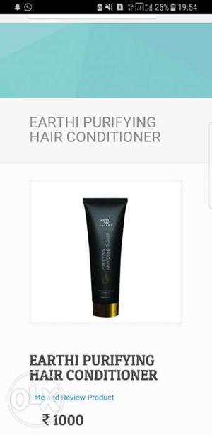 Earthi Original hair conditioner. Unused and packed