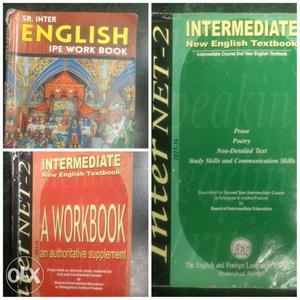 English 2nd year textbook,workbook plus 2nd year narayana