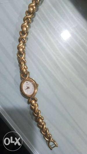 Gold plated watch superb condition