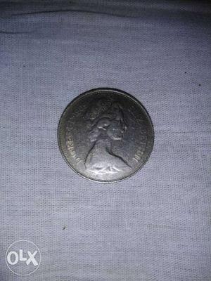 International Coin new Pence 10 Queen Elizabeth