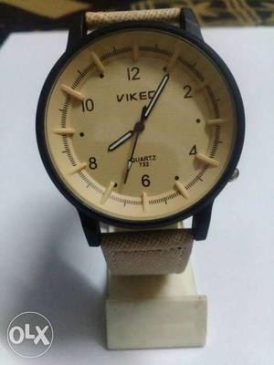 NEW Branded Quartz Company Wrist Leather Watch
