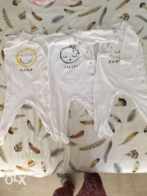 Next brand rompers - 9-12 months age. Worn but in