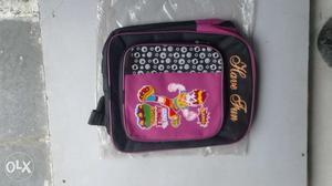 Pink And Black Have Fun Backpack