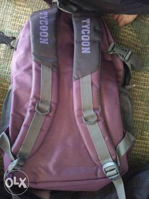 Purple And Gray Tycon Backpack