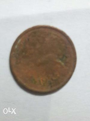 Round Rusted Coin