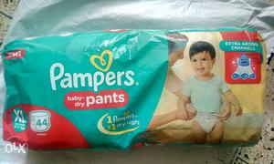 Seal Pack Pampers XL Pants Diapers - 44 Count