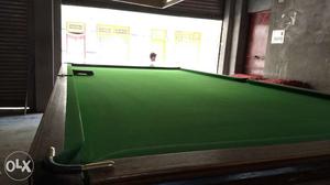 Snooker and American pool table