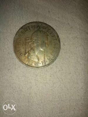 This is HALF CROWN coin 55 years old