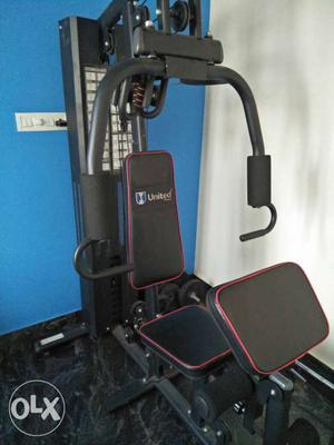 United brand gym machine with 30 kgs dumbel