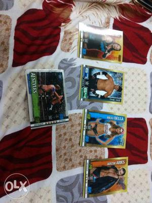 Wwe Slam Attack Cards With Aj Style Silver,