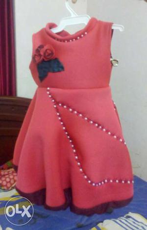 2 yrs Girls frock designed home