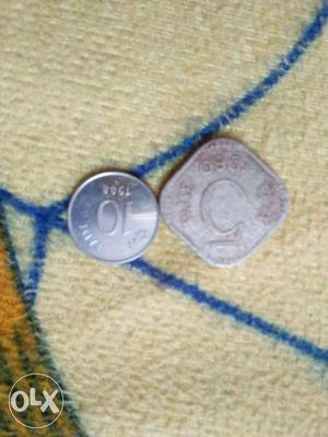 5 paisa and 10 paisa coin for sale