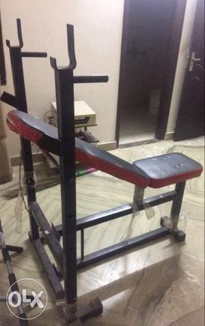 Bench Press For Sale With 6-feet Iron Road 25KG Weight