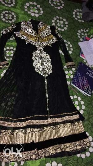 Black And Brown Traditional Dress