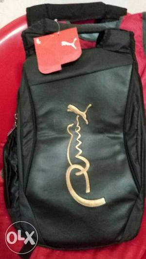 Black Puma Backpack