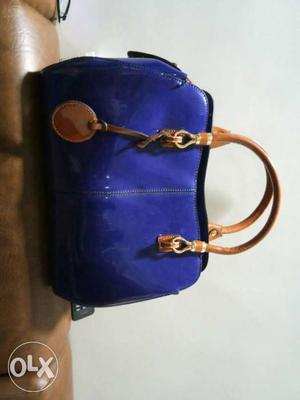 Blue Bowler Bag