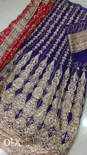 Brand new Ghagra Choli with zardosi work all