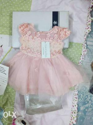 Branded new party wear dress for baby up to 2