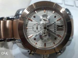 Bvlgari watch scratchless condition. sparingly
