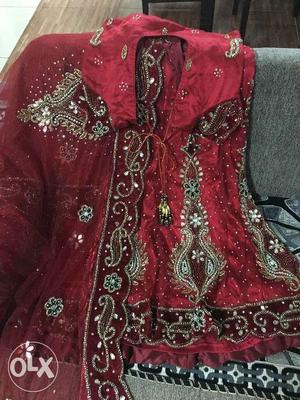Chainiya choli with blouse with fully ambroidary