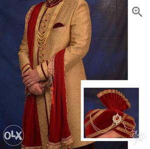 Dulha shervani with all accessories