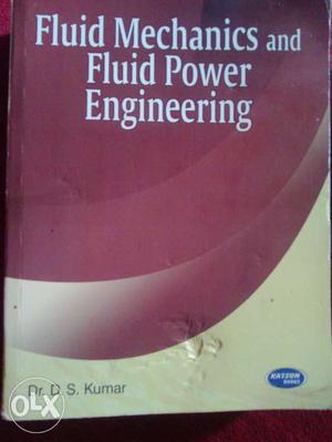 Fluid Mechanics And Fluid Power Engineering Book