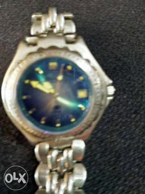 Fossil 100 Meters blue watch