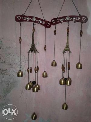 Gold-colored Bell Wind Chimes