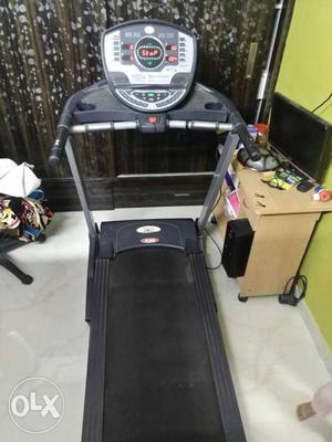 Gray And Black Treadmill