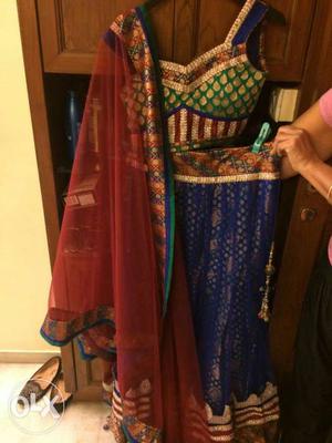 Indian ghagra choli, traditional dress