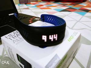 Mio Fuse fitness band with heart rate sensor.