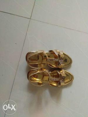 One year baby girl Sandals