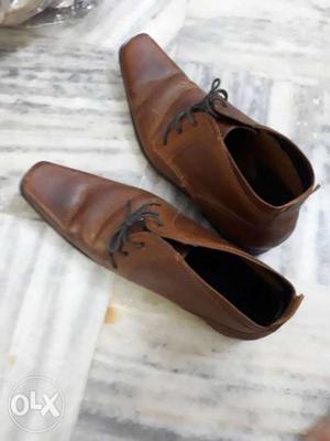Pair Of Brown Leather Shoes high quality hand made to order