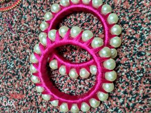 Pearl bangles (red colour available)
