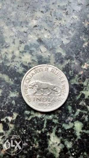 QUARTER rupee coin of the year 